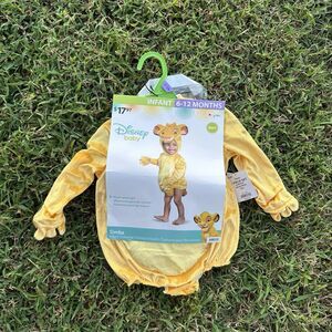 Lion King Simba Costume Infant‎ 6-12m Disney Toddler Halloween Disguise Plush